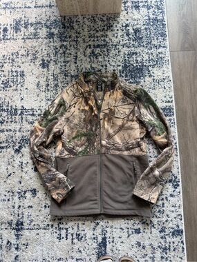 Men’s Camo Fleece Zip up RealTree camo
